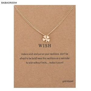 New Shamrock Wish Necklace